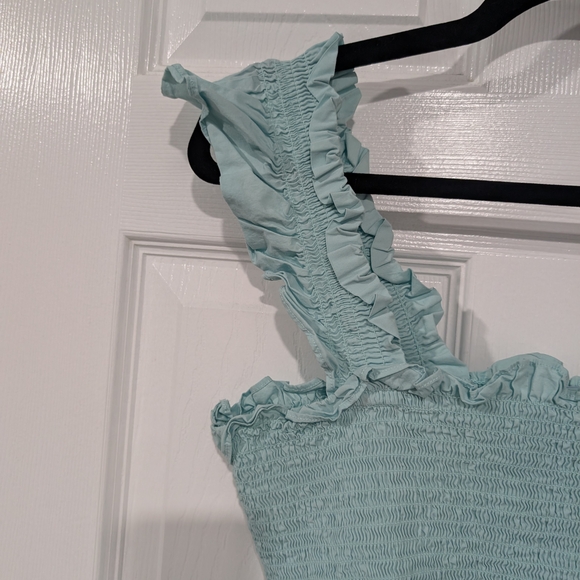 Hill House Ellie Nap Dress in Bay Blue Midi Dress in Size XL - Picture 2 of 9